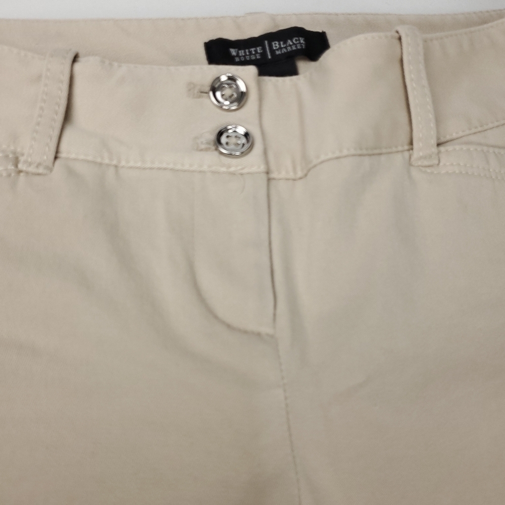 New WHBM Cream Boot Cut Jeggings 2R - Picture 3 of 8